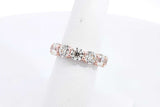 Approx. 6.5ctw Diamond Eternity Band In 14k Rose Gold 4.54g Size 6 Eb1024rxxzsa