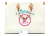 Louis Vuitton On The Go Gm My Konos Embroidered Tote Beige Aa0826lzxzsa