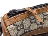 Gucci Plus Clutch Cosmetic Bag In Gg Supreme Coated Canvas Fw1026rxdu