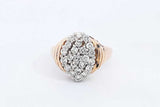 Approx. 0.69ctw Diamond Ring In 14k Yellow Gold 7.5 Grams Size 7.75 Eb0824wxzsa