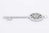 Tiffany & Co. Platinum Diamond Key Pendant 8.2 Grams Eb1224lpxzsa