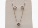 0.45 Cttw Lab Grown Diamonds 0.925 Silver 3.7g Clover Ensemble Do0525rcde
