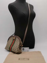 Gucci Ophidia Gg Small Shoulder Bag Brown Aa0926rrzsa
