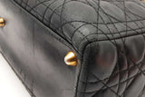 Christian Dior Lady Dior Cannage Quilted Leather Top Handle Bag Eb0926lorxde