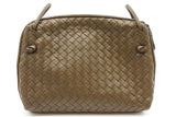 Bottega Veneta Nodini Intercciato Green Leather Crossbody Bag Eb0926pxzde