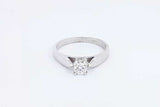 0.33ctw Diamond Ring In 14k White Gold 3 Grams Size 6 Eb0226lsrdu