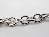 Tiffany & Co. Interlocking Circles 925 Necklace 38.3g 15.5 Inches Fw0426lzxdu