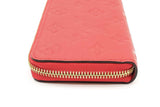 Louis Vuitton Monogram Empreinte Zippy Red Leather Wallet Eb0626orxde