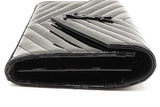 Yves Saint Laurent Patent Leather Cassandre Envelope Chain Wallet Eb1125rxzdu