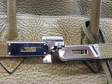 Hermes Birkin 35 Vert Chatreuse Green Clemence Palladium Handbag Do0325erxzde