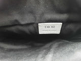 Christian Dior Grained Calfskin Mens Signature 1947 Saddle Gray Aa1125izxsa