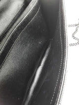 Saint Laurent Chevron Quilted Cassandre Envelope Wallet With Chain Eb0826ixzdu
