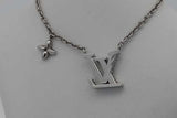 Louis Vuitton Lv Iconic Necklace With Monogram Flower Charm 18 Inch Eb1026lorsa