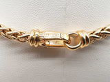 David Yurman 18k Yellow Gold 25.2g Wheat Chain 22 In 25.2 Do0824wwxzde