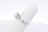 2.11ctw Lab Grown Diamond Ring In 14k White Gold 2.6 Grams Size 5 Eb0825plrdu