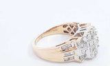 10k Yellow Gold Diamond Ring Size 7, 5.4 Grams Eb0524oxzdu