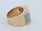 4.02 Cttw Diamonds 10k Yellow Gold 2.50g Ring Size 11 Aa0425lzxzsa