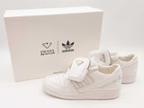 Prada X Addidas Forum Low Triple White Sneakers Size 6 Us Sd0725lrzde