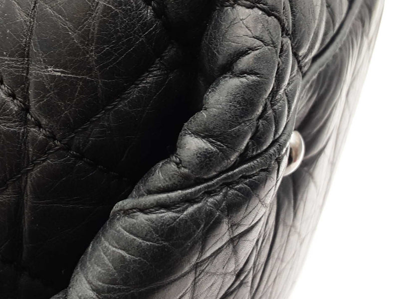 Chanel Lady Braid Tote Bag In Black Aged Calfskin Fw0425cxzdu