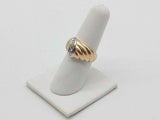 0.08cttw Diamond 18k Yellow Gold Ring 7.1g Size 7.5 Vc0226plrmia