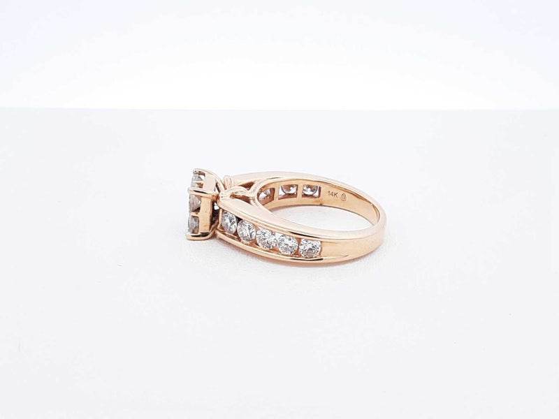 1.66 Cttw Diamond & 14k Yellow Gold Engagement Ring 7.4 Grams Size 6 Fwlzxzdu
