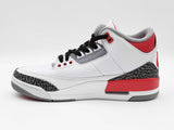 Nike Air Jordan 3 Retro "Fire Red" Mid-top Sneakers Size 7.5 Fw0126lxzdu