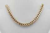 10k Yellow Gold Franco Chain Necklace 17.4 Grams 24 Inch Eb0926crxsa
