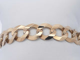 Concave Link Bracelet In 10k Yellow Gold 10k 18.9 Grams 7.5 Inch Eb0724poxsq