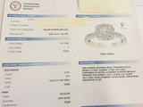 1.79cttw Diamond Ring In Platinum 8.4 Grams Size 6.25 Eb0426wrxzsa