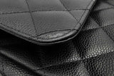 Chanel Double Flap Black Quilted Caviar Shoulder Bag Eb0726orxzsa