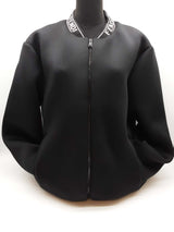 Fendi Black Neoprene Bomber Jacket Size It 56 Do0225pxzde