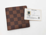 Louis Vuitton Porte-billets Wallet In Damier ÉBène Coated Canvas Fw0926lxzdu