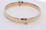 14k Yellow Gold Hinged Bangle Bracelet 7.3 Grams Eb0426rxzsa