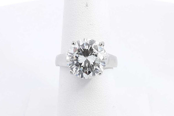 Approx. 5ctw Diamond Ring In 14k White Gold  6.54 Grams Size 7 Eb0924lrxxzsa