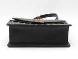 Michael Kors Greenwich Small Studded Crossbody In Black Leather Fw0826izdu