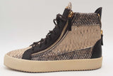Giuseppe Zanotti Snakeskin Embossed Leather Sneakers Size 43 Eb0326exsa