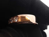The Leo 1.05 Cttw Diamond & 14k Rose Gold Wedding Band 10.8 Grams Size 8.75 Fw0926lrxzdu