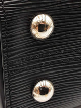 Louis Vuitton Cluny Bb Top-handle Bag In Black Epi Leather Fw0526irzdu
