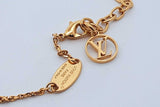 Louis Vuitton Gold Tone Lv Flowergram Necklace 18 Inch Eb0926wxzde