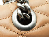 Gucci Marmont Small Shoulder Bag In Beige Matelassè Aria Calfskin  Fw0326exzdu