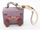Lilac Purple Doll Mini Bag Charm Do0725cde