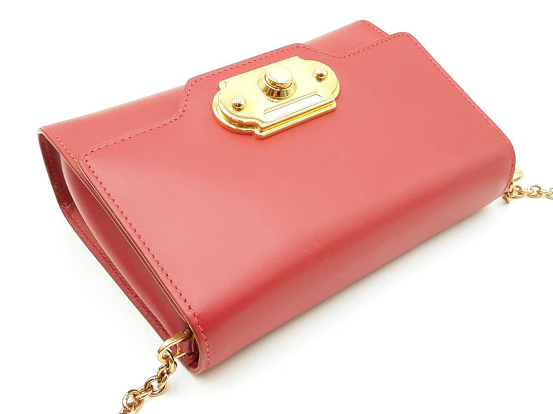 Dolce & Gabbana Welcome Shoulder Bag In Red Leather Fw0725lcrdu