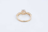 Approx. 1.15ctw Round Diamond Ring In 14k Yellow Gold 2.9g Size 7 Eb0724pxzdu