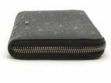 Christan Dior Logo Zip Wallet Black Aa1026wzxsa