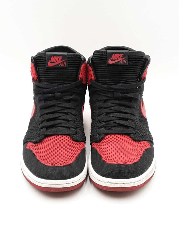 Nike Air Jordan 1 Retro Og Flyknit "Bred" Sneakers Size 9.5 Fw0225izdu