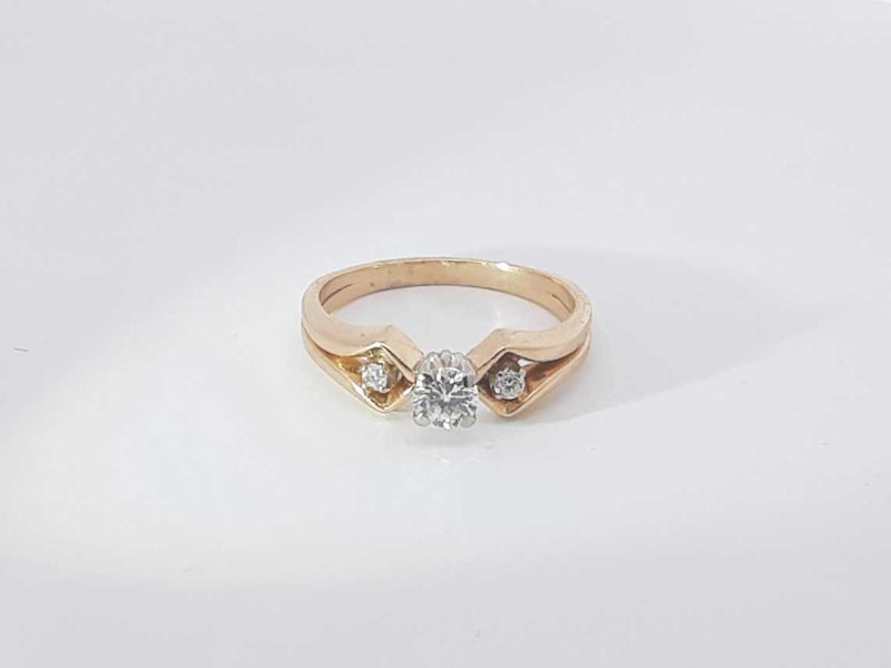 .38ctw Diamonds 10k Yellow Gold 3.8 Grams Ring Size 6 Sd0625lczsa