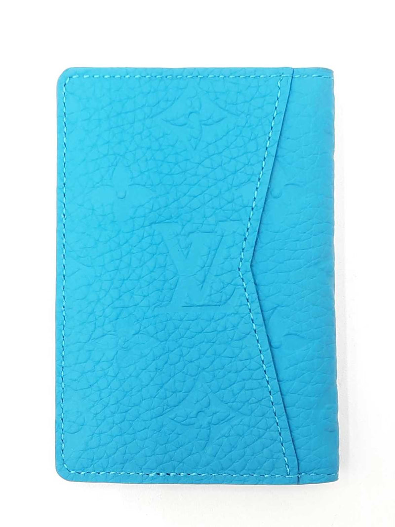 Louis Vuitton Pocket Organizer In Turquoise Taurillon Leather Fw0725wzxdu