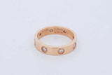 Cartier 18k Yellow Gold Diamond Love Ring 4.4 Grams Size 51 Eb0726lxxzde