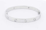 Cartier 18k White Gold Love Bracelet With Diamonds 29.2g Size 16 Eb0226rrxzsa