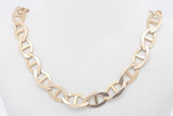 14k Yellow Gold Mariner Chain Necklace 17.2 Grams 24 Inch Eb0426exzsa